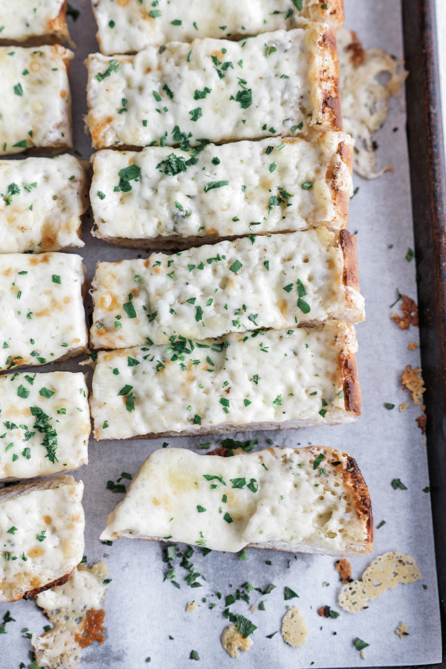 The Best Cheesy Bread Recipe - Chef Billy Parisi