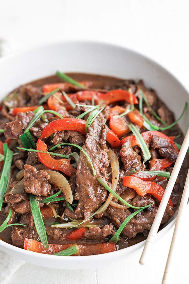 Easy Pepper Steak Recipe - Chef Billy Parisi