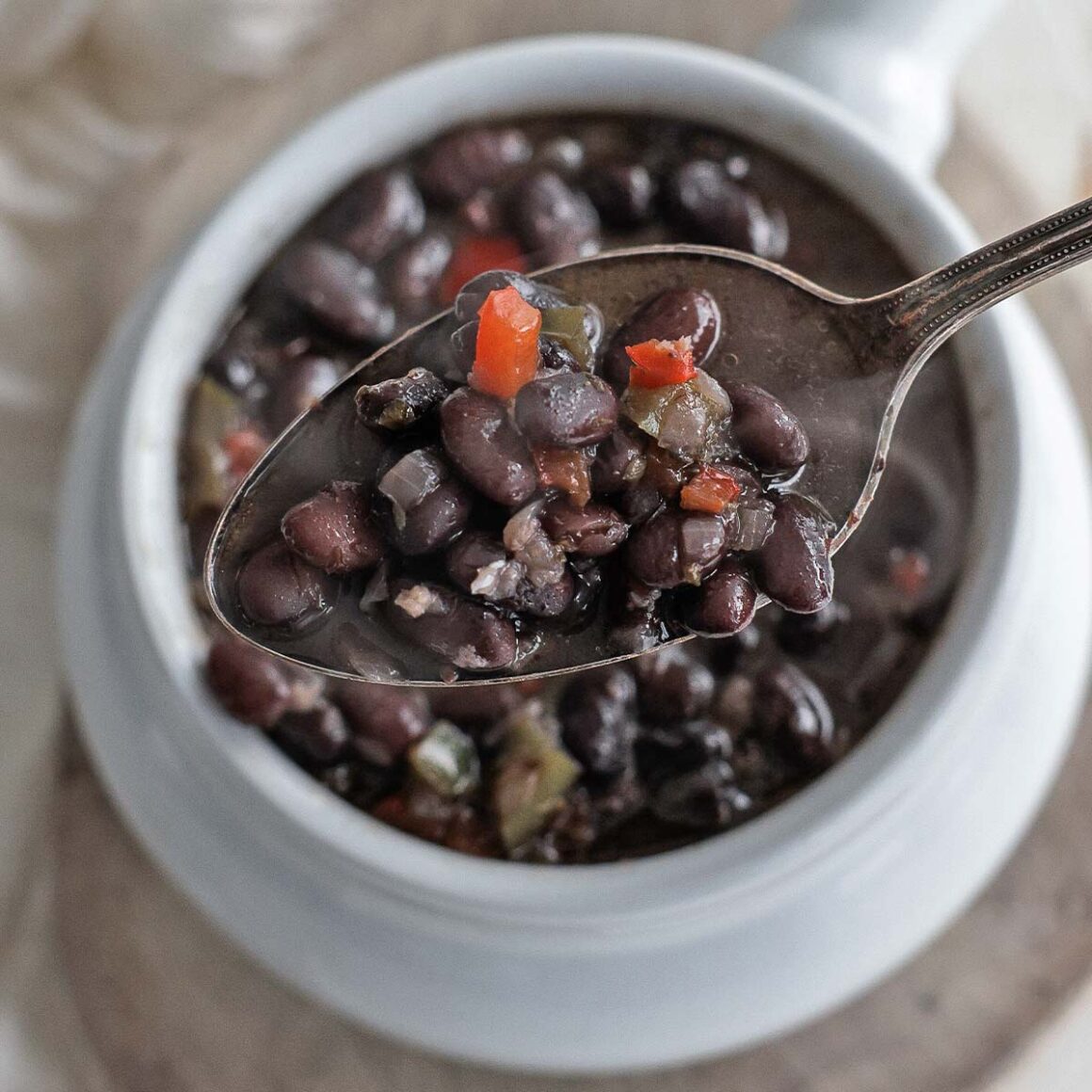 Cuban Black Beans Recipe - Chef Billy Parisi