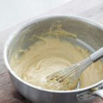 pate a choux pastry in a bowl