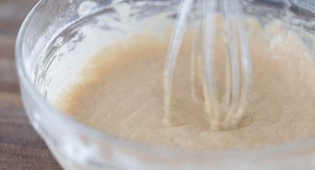 whisking a batter