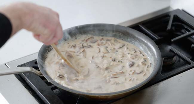 creamy mushroom sauce