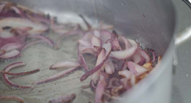 caramelizing onions