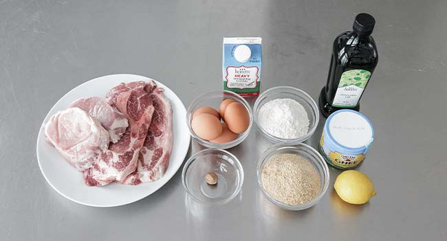 pork schnitzel ingredients