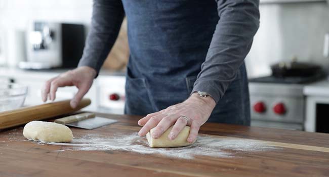 cutting dough