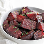 roasted beets in a bowl