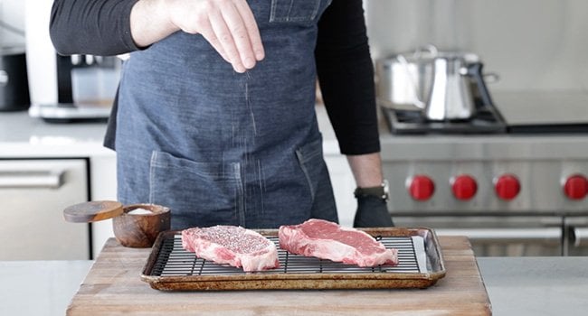 seasoning steaks