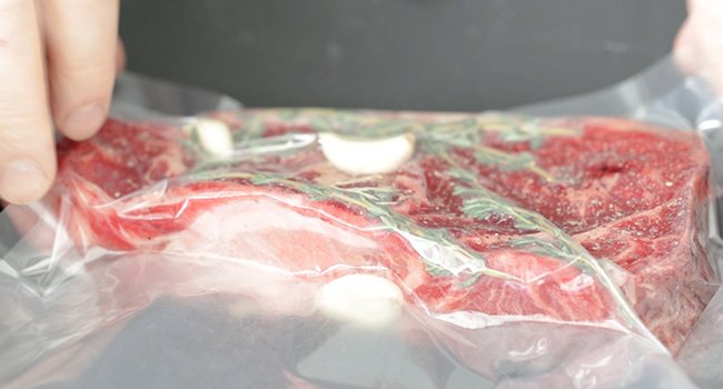 vacuum sealing a bag