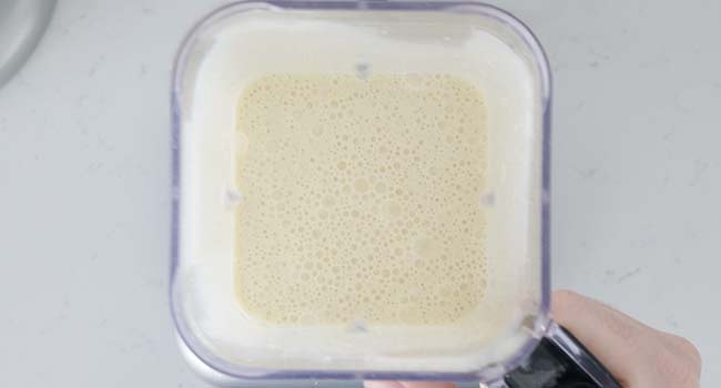 blended yorkshire pudding batter