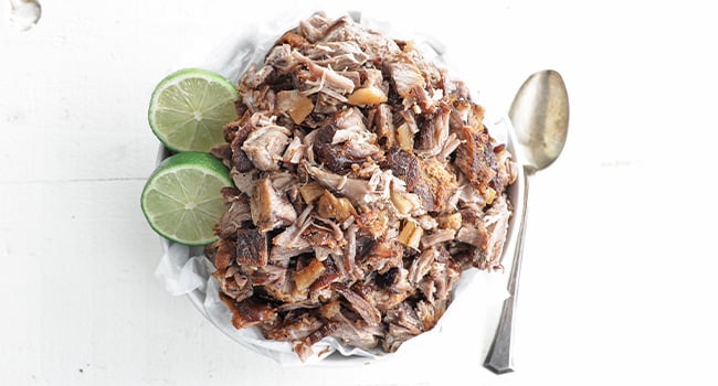 shredded pork carnitas