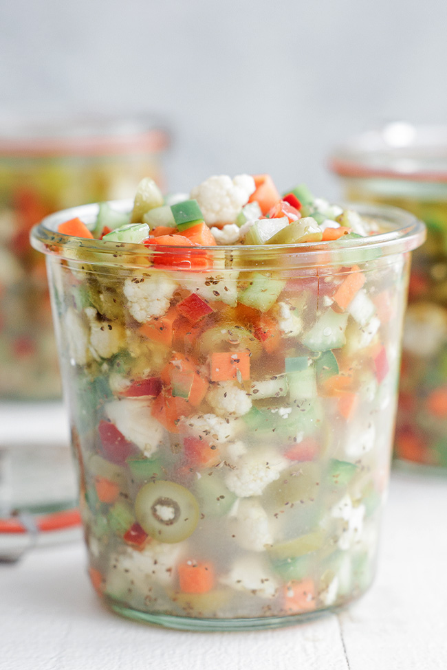 giardiniera in a jar