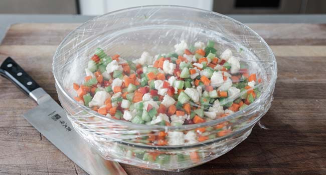 brining vegetables in salt