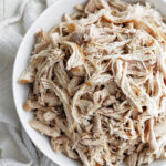 shredded chicken in a bowl