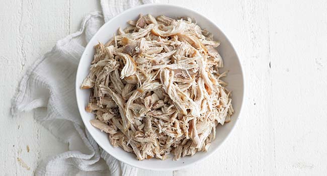 shredded chicken