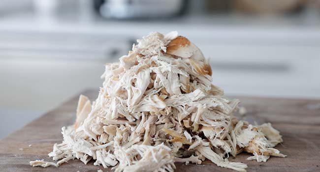 shredded chicken