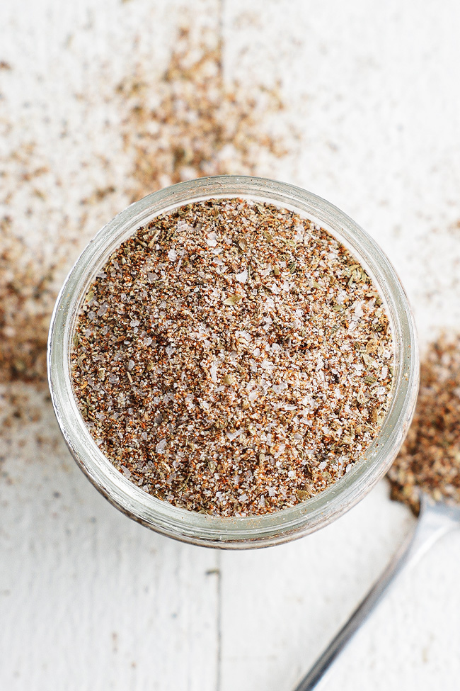 taco seasoning in a jar