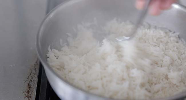 cooked coconut rice