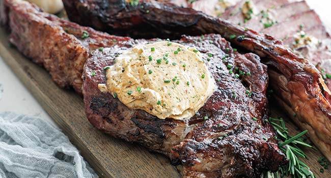 cowboy butter on a steak