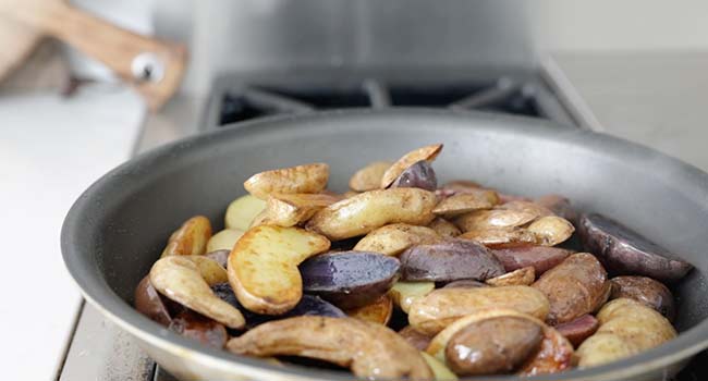 roasting potatoes