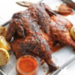 peri peri chicken with sauce