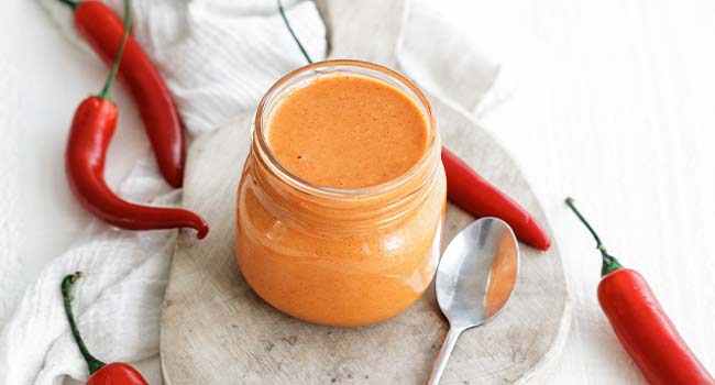 peri peri sauce with chilis