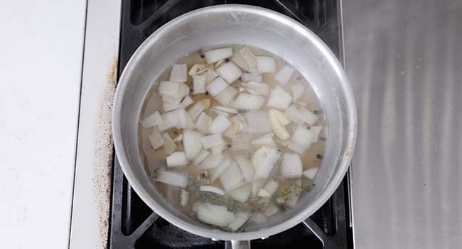 boiling a brine