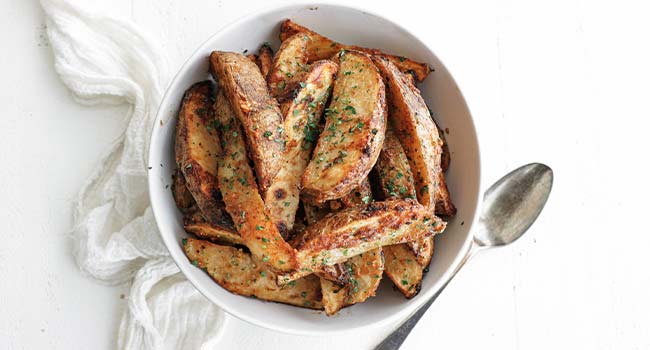 potato wedges with herbs