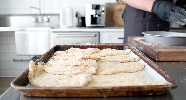 breaded chicken