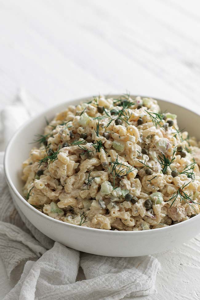 Tuna Macaroni Salad Recipe - Chef Billy Parisi