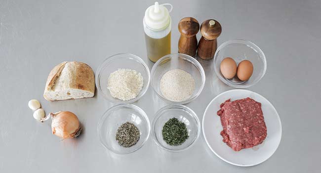 baked meatballs ingredients