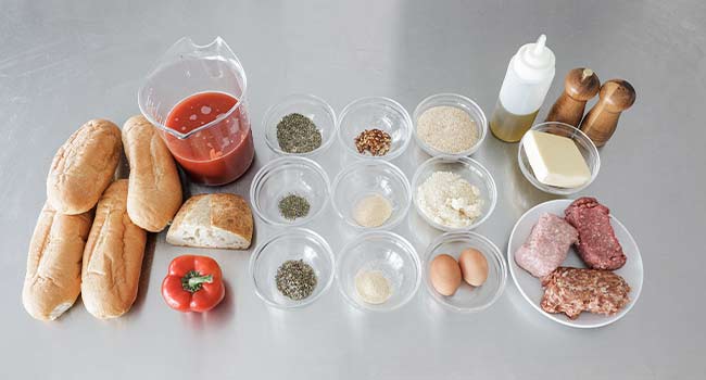 meatball sub ingredients