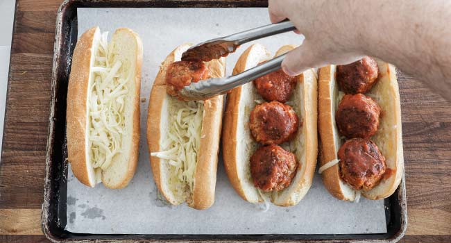 adding meatballs to subs