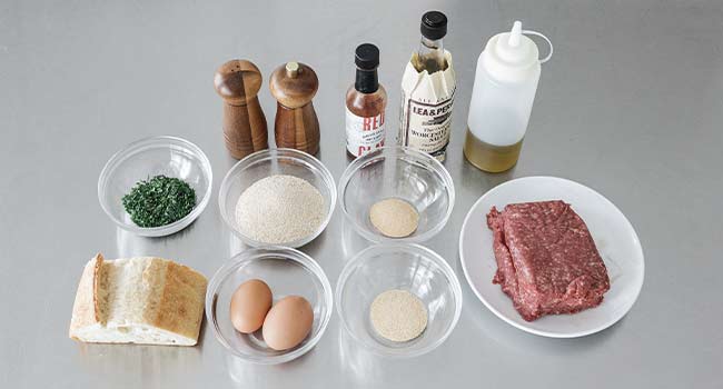 pan fried meatball ingredients