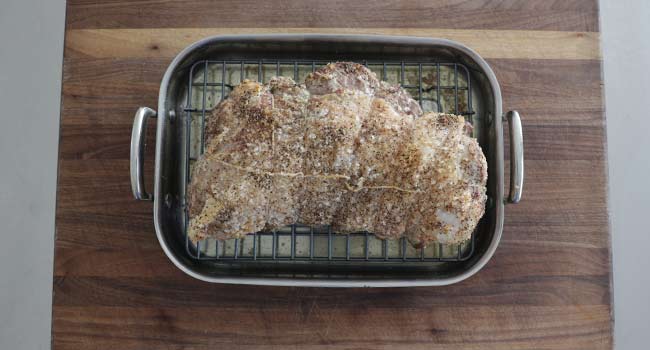 browned pork shoulder roast