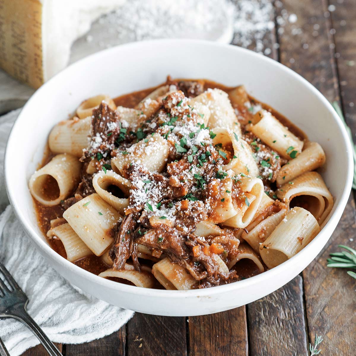 Short Rib Pasta (Oven-Braised Classic) - Chef Billy Parisi