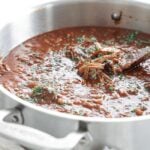 short rib ragu in a pot