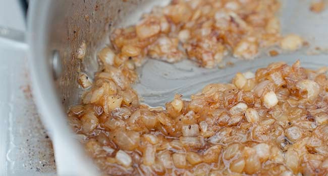 caramelizing onions