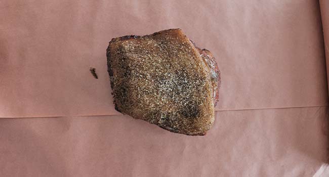 pork butt on butchers paper