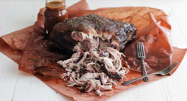 pull the pork butt and serve it with your favorite bbq sauce