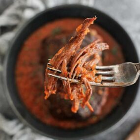 slow cooked chuck roast