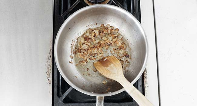 caramelized onions in a pot