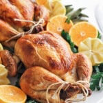 brined cornish hens