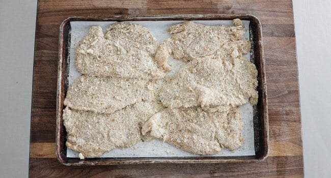 breaded chicken breasts