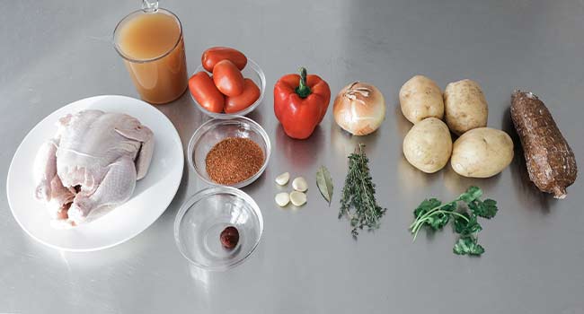 colombian chicken stew ingredients