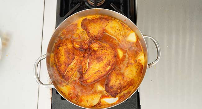 braising chicken