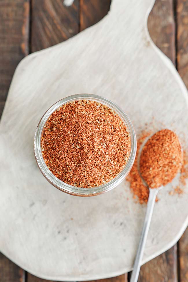 homemade sazon in a jar