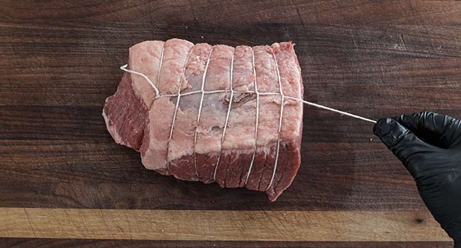 trussed beef