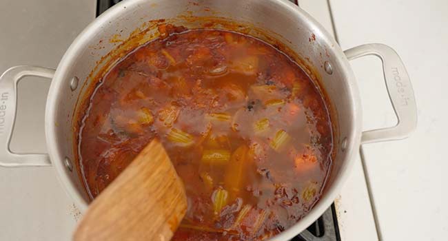 cooking espagnole sauce