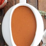 espagnole sauce in a bowl