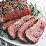 sliced new york strip roast